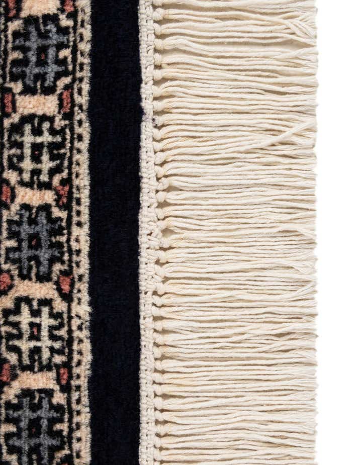 4' 2 x 6' 3 Hand Knotted Bokhara Oriental Wool Rug