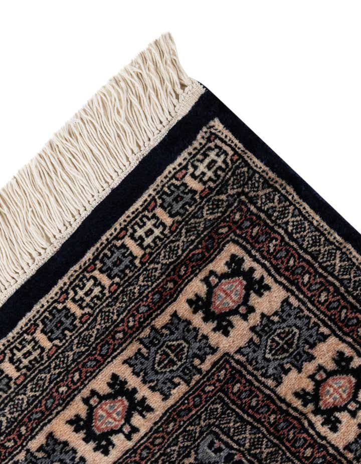 4' 2 x 6' 3 Hand Knotted Bokhara Oriental Wool Rug