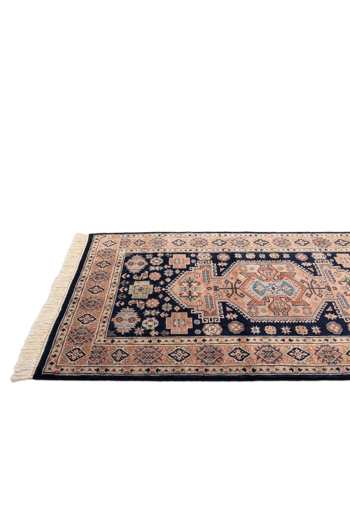 4' 5 x 6' Hand Knotted Bokhara Oriental Wool Rug