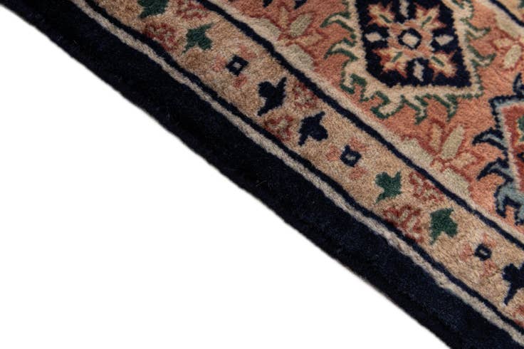 Detail image of 4' 5 x 6' Hand Knotted Bokhara Oriental Wool Rug