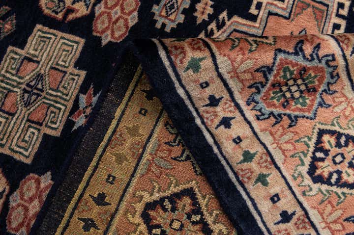 4' 5 x 6' Hand Knotted Bokhara Oriental Wool Rug
