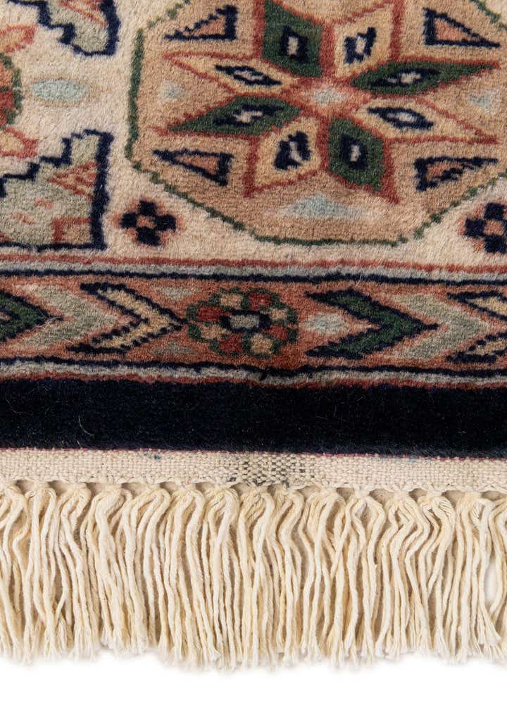 4' 5 x 5' 11 Hand Knotted Bokhara Wool Rug
