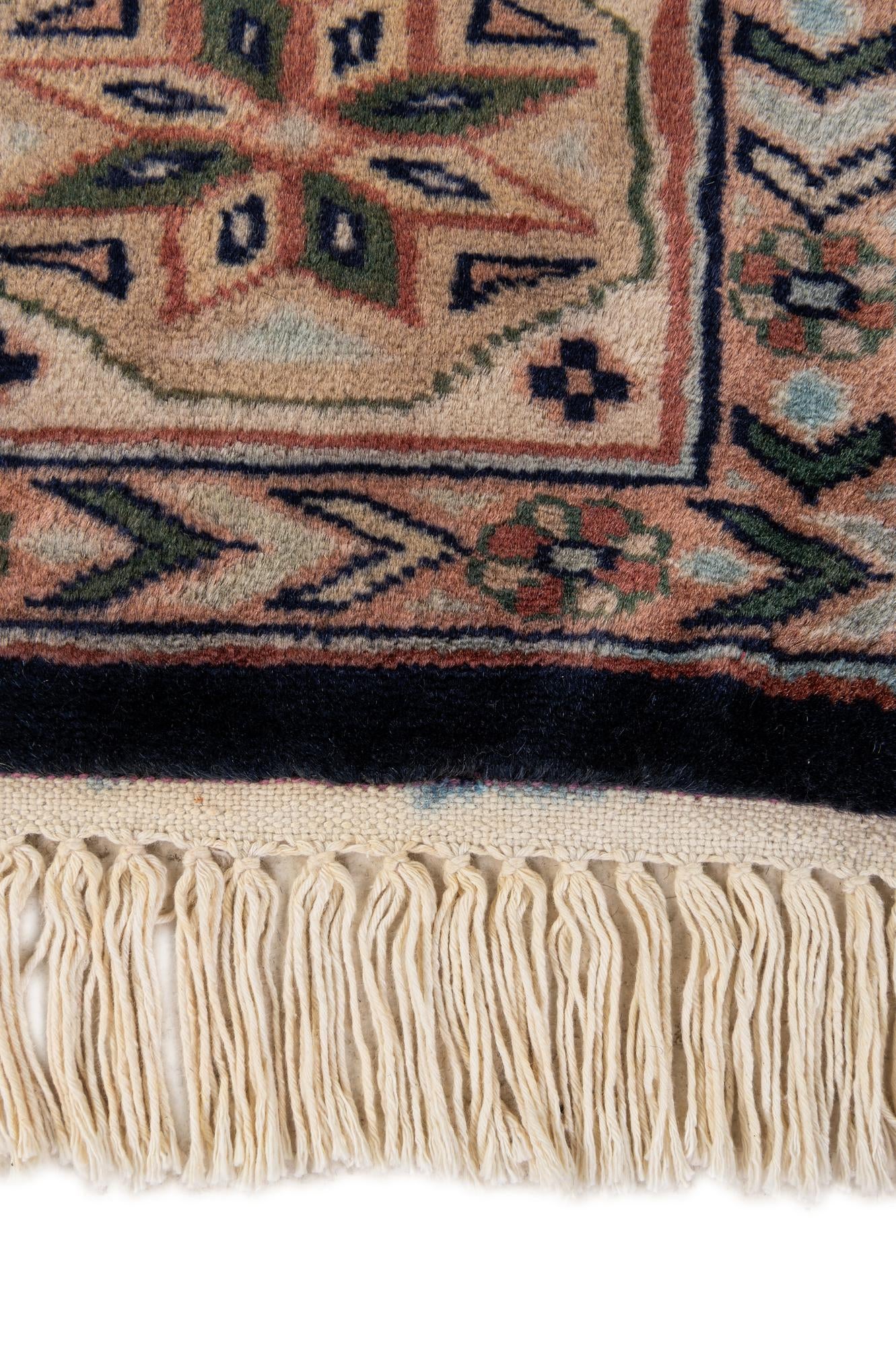 4' 5 x 5' 11 Hand Knotted Bokhara Wool Rug