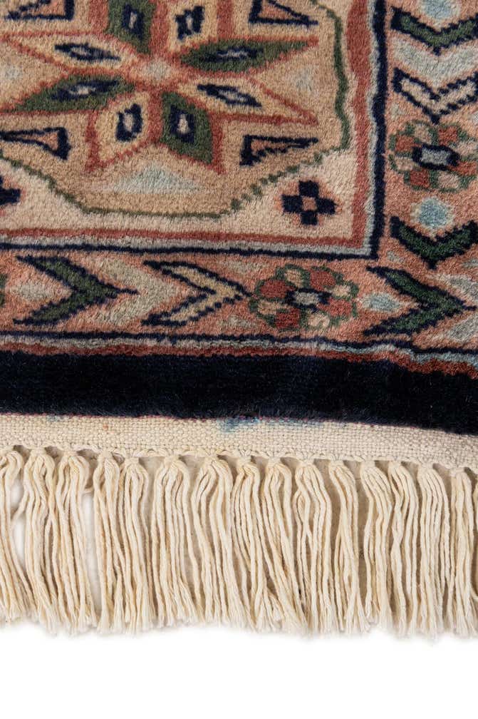 4' 5 x 5' 11 Hand Knotted Bokhara Wool Rug