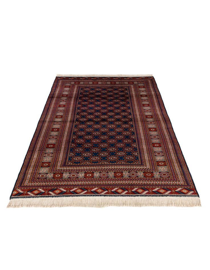 Detail image of 6' 5 x 9' 11 Hand Knotted Bokhara Oriental Wool Rug