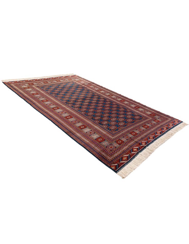 Detail image of 6' 5 x 9' 11 Hand Knotted Bokhara Oriental Wool Rug