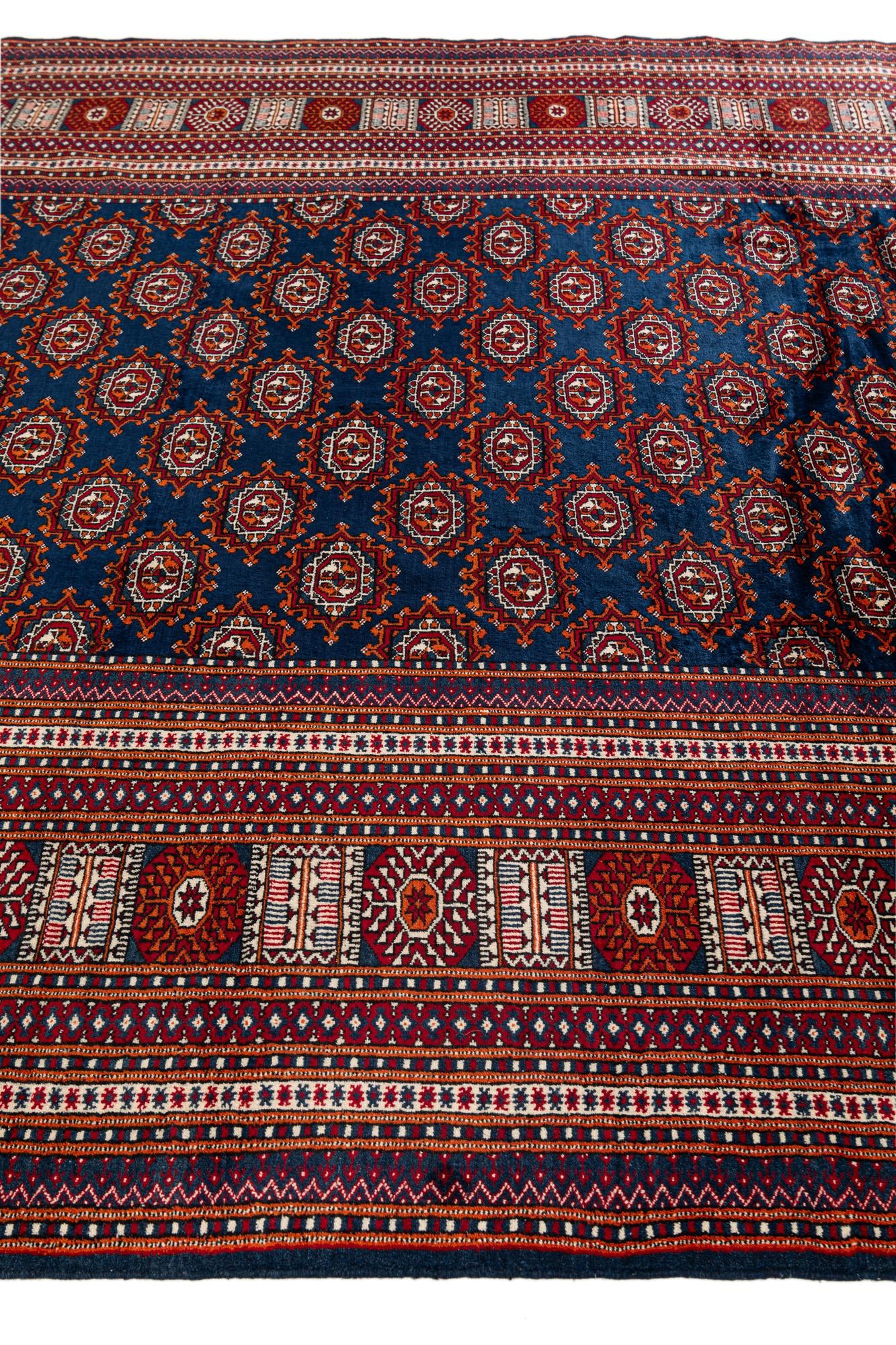 6' 5 x 9' 11 Hand Knotted Bokhara Oriental Wool Rug