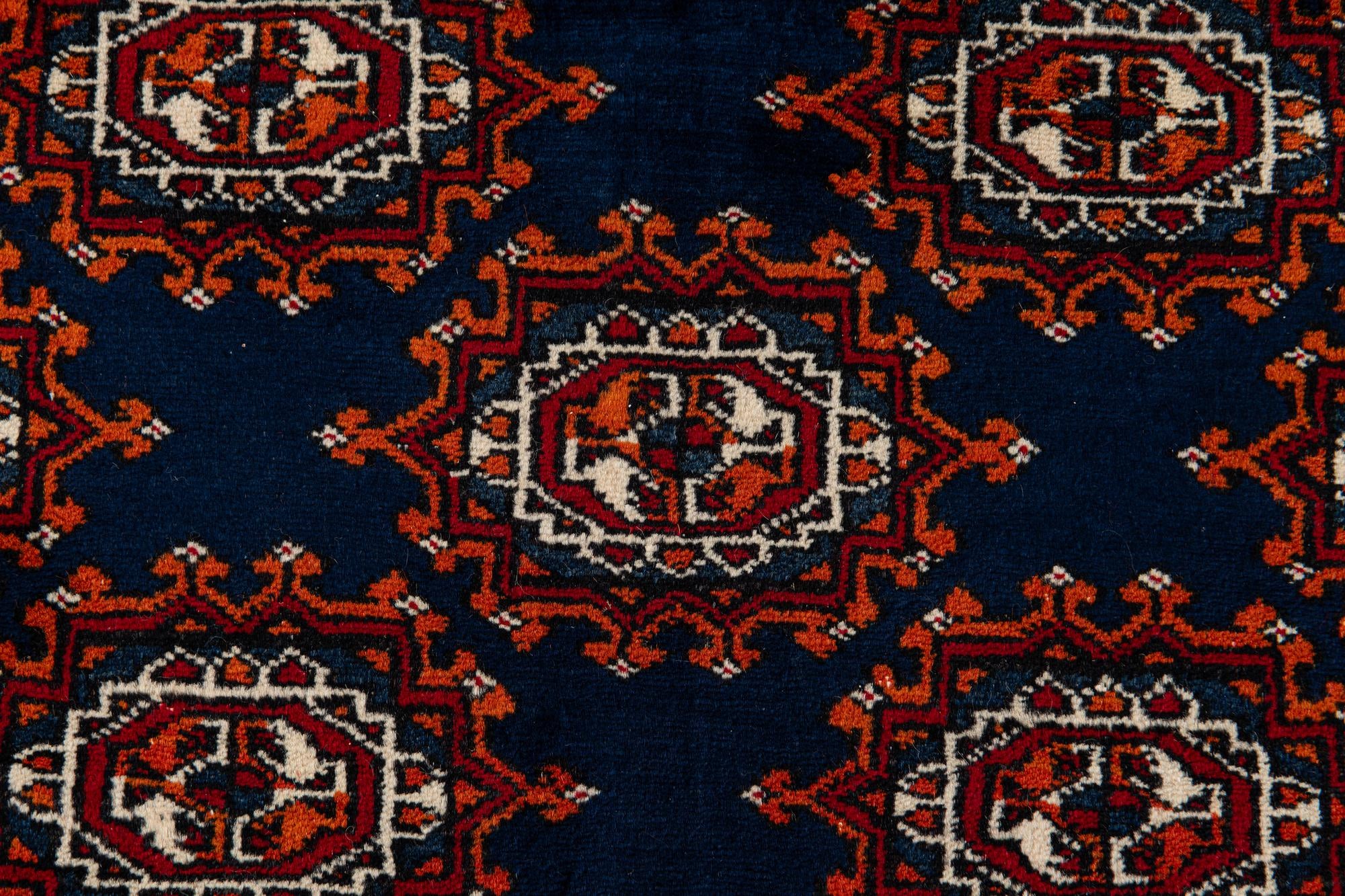 6' 5 x 9' 11 Hand Knotted Bokhara Oriental Wool Rug