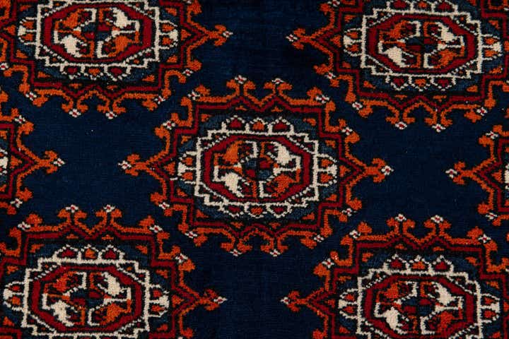 6' 5 x 9' 11 Hand Knotted Bokhara Oriental Wool Rug