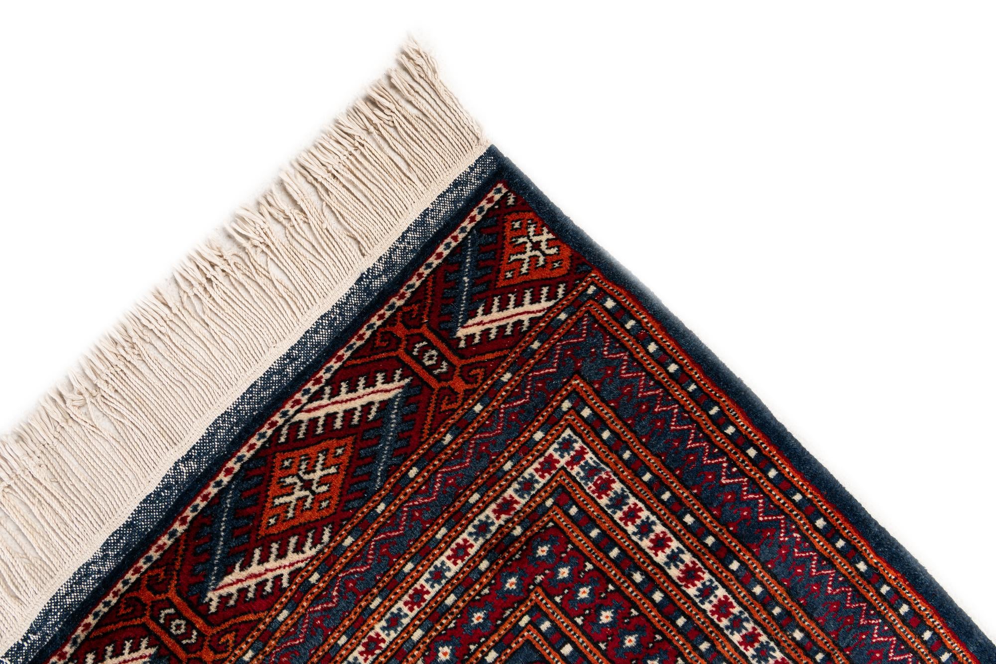 6' 5 x 9' 11 Hand Knotted Bokhara Oriental Wool Rug