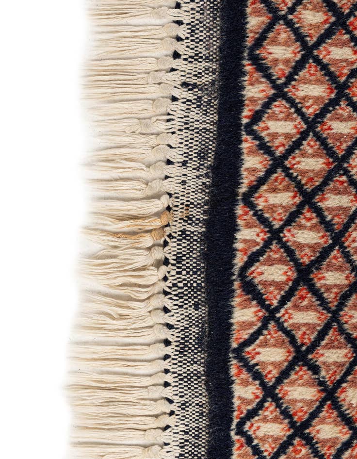 Detail image of 7' x 9' 11  Hand Knotted Bokhara Oriental Wool Rug