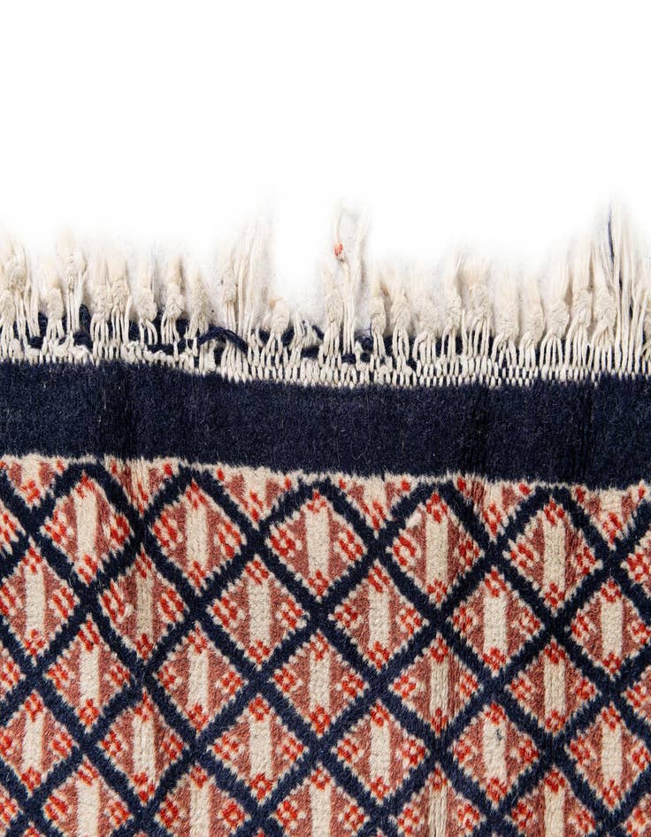 Detail image of 7' x 9' 11  Hand Knotted Bokhara Oriental Wool Rug