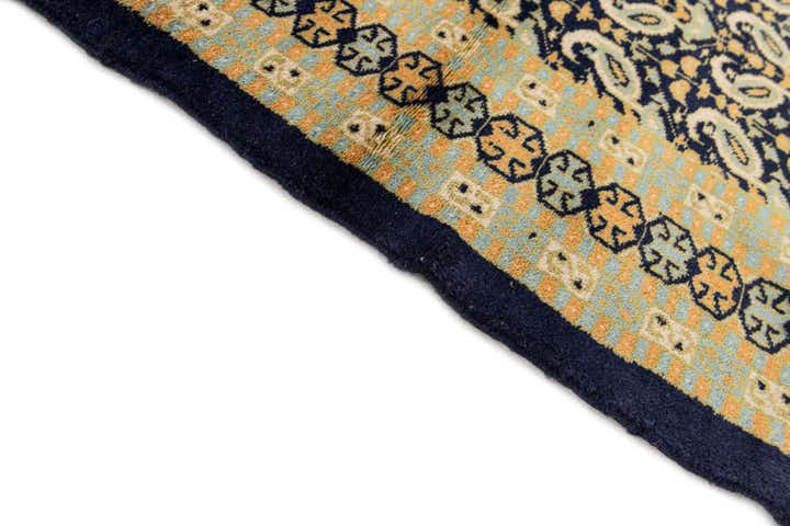 4' 2 x 5' 7 Hand Knotted Bokhara Oriental Wool Rug