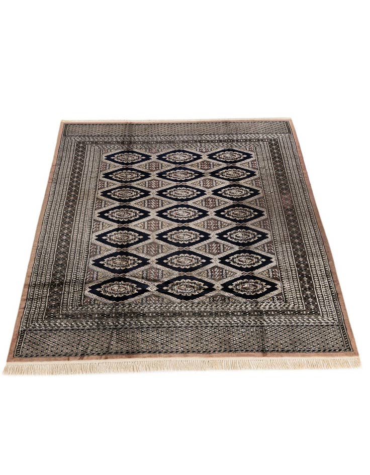 Detail image of 6' 5 x 8' 11  Hand Knotted Bokhara Oriental Rug