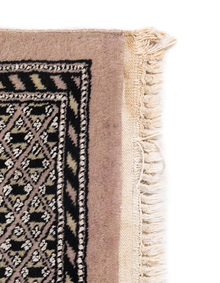 Detail image of 6' 5 x 8' 11  Hand Knotted Bokhara Oriental Rug