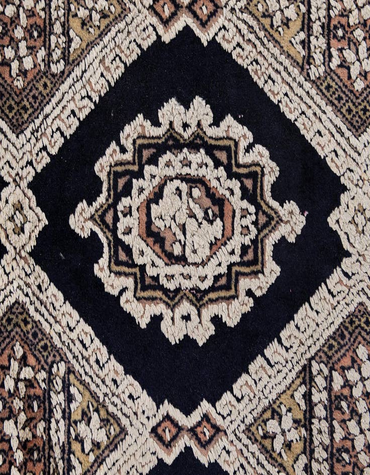 Detail image of 6' 5 x 8' 11  Hand Knotted Bokhara Oriental Rug