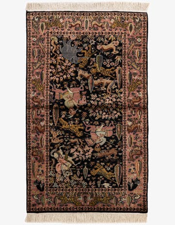 3' 3 x 5' 4 Hand Knotted Bokhara Oriental Rug