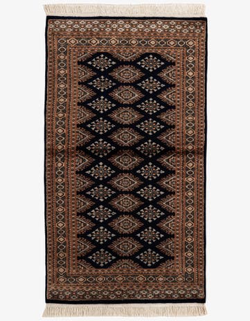 3' x 5' 3 Hand Knotted Bokhara Oriental Rug