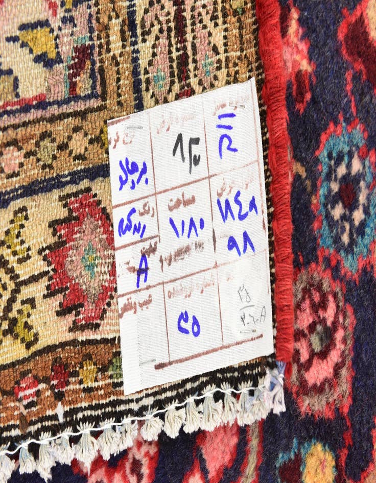 Detail image of 3' 3 x 6'  Hand Knotted Borchelu Persian Wool Rug