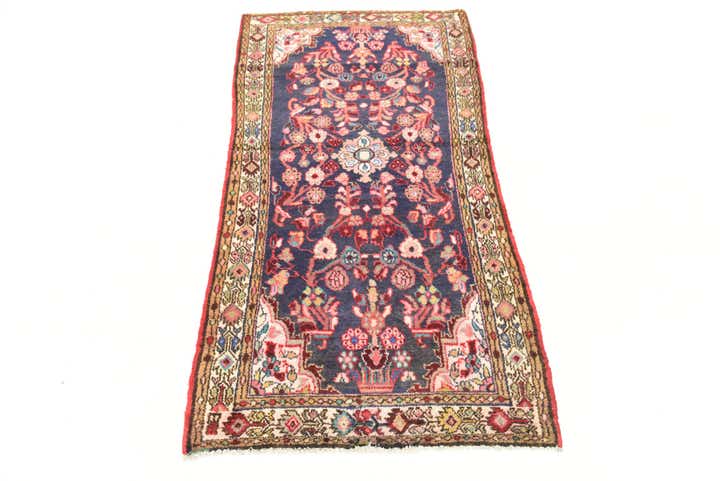3' 3 x 6' Hand Knotted Borchelu Persian Wool Rug