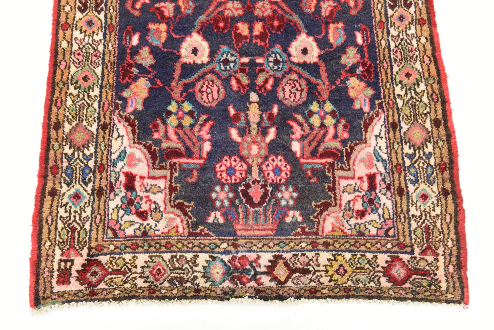 3' 3 x 6' Hand Knotted Borchelu Persian Wool Rug