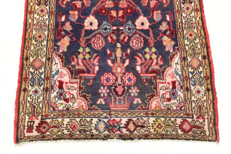 Detail image of 3' 3 x 6' Hand Knotted Borchelu Persian Wool Rug
