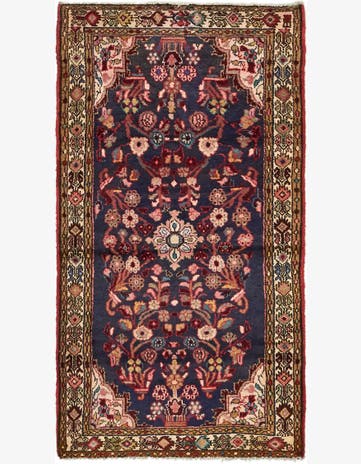 3' 3 x 6' Hand Knotted Borchelu Persian Wool Rug