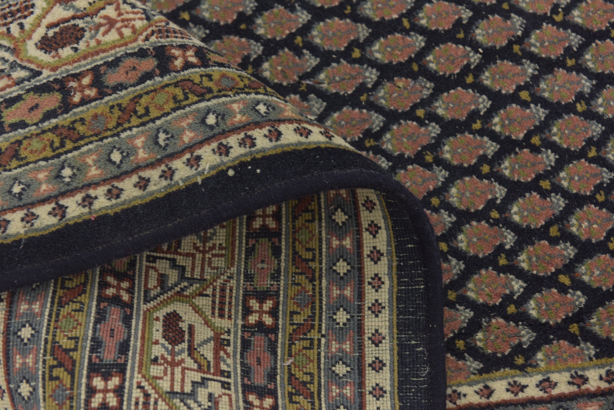 6' 8 x 9' 2 Hand Knotted Botemir Persian Wool Rug