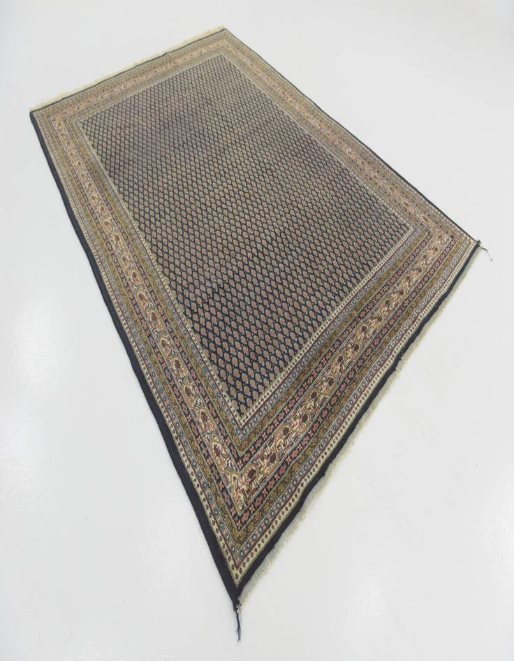 Detail image of 6' 8 x 9' 2 Hand Knotted Botemir Persian Wool Rug