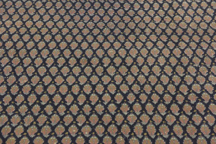 Detail image of 6' 8 x 9' 2 Hand Knotted Botemir Persian Wool Rug