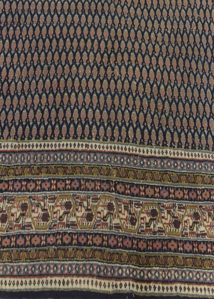 6' 8 x 9' 2 Hand Knotted Botemir Persian Wool Rug