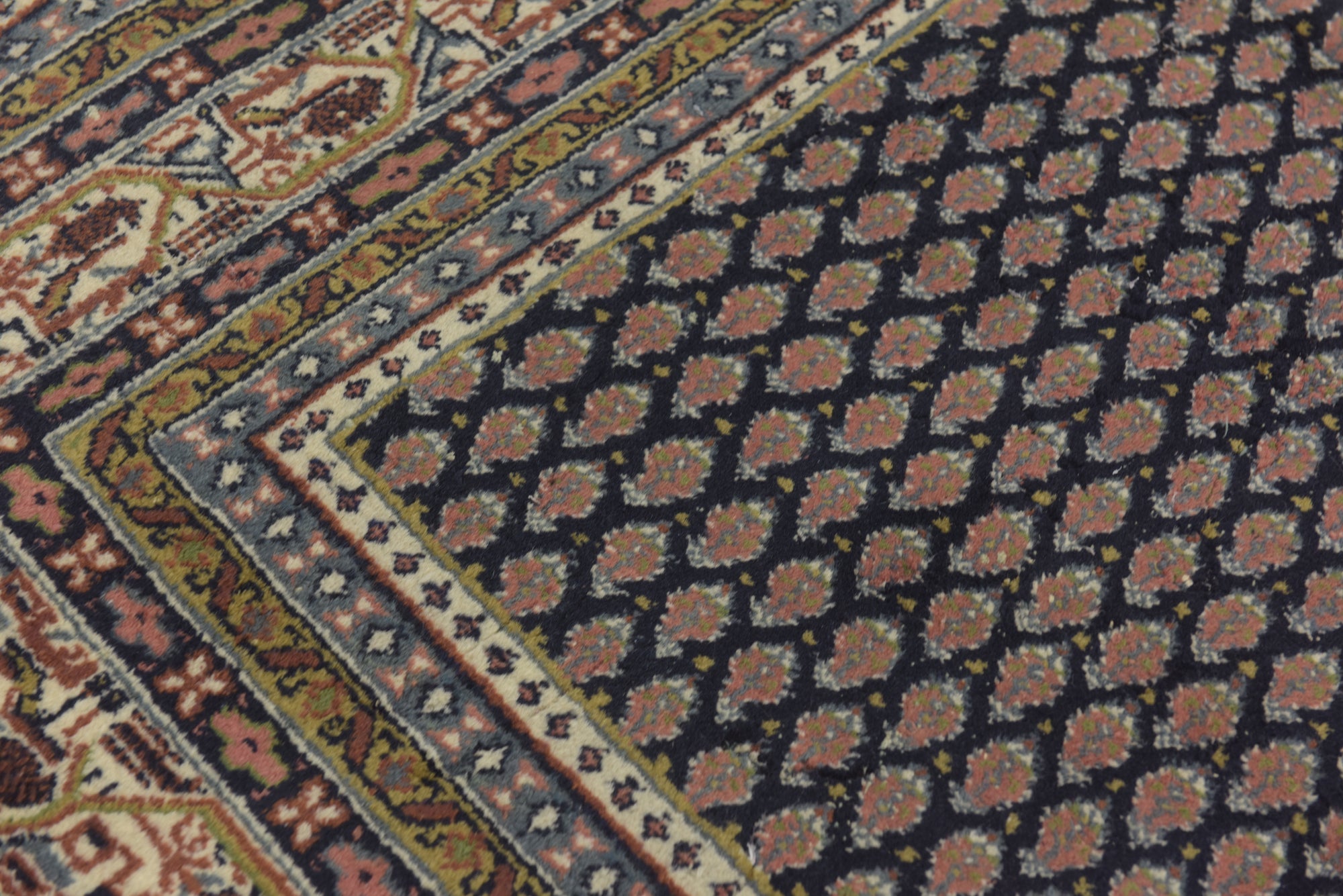 6' 8 x 9' 2 Hand Knotted Botemir Persian Wool Rug