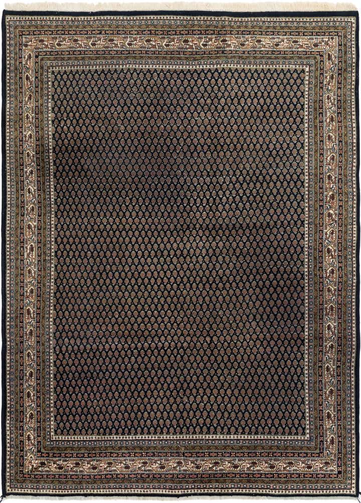 6' 8 x 9' 2 Hand Knotted Botemir Persian Wool Rug