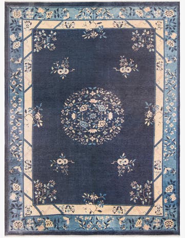Navy Blue Boutique Rug