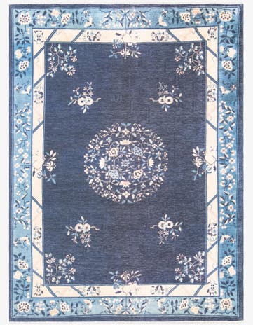 Navy Blue Boutique Rug