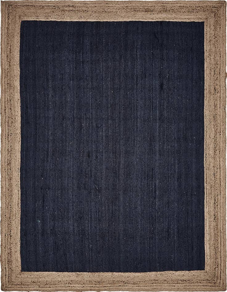 Detail image of 9' x 12' 2  Hand Braided Jute Rug