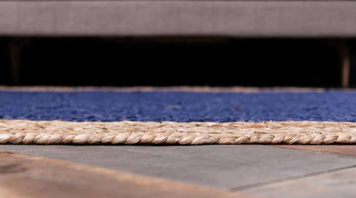 2' x 3' 1 Handmade Braided Jute Rug
