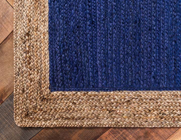 2' x 3' 1 Handmade Braided Jute Rug