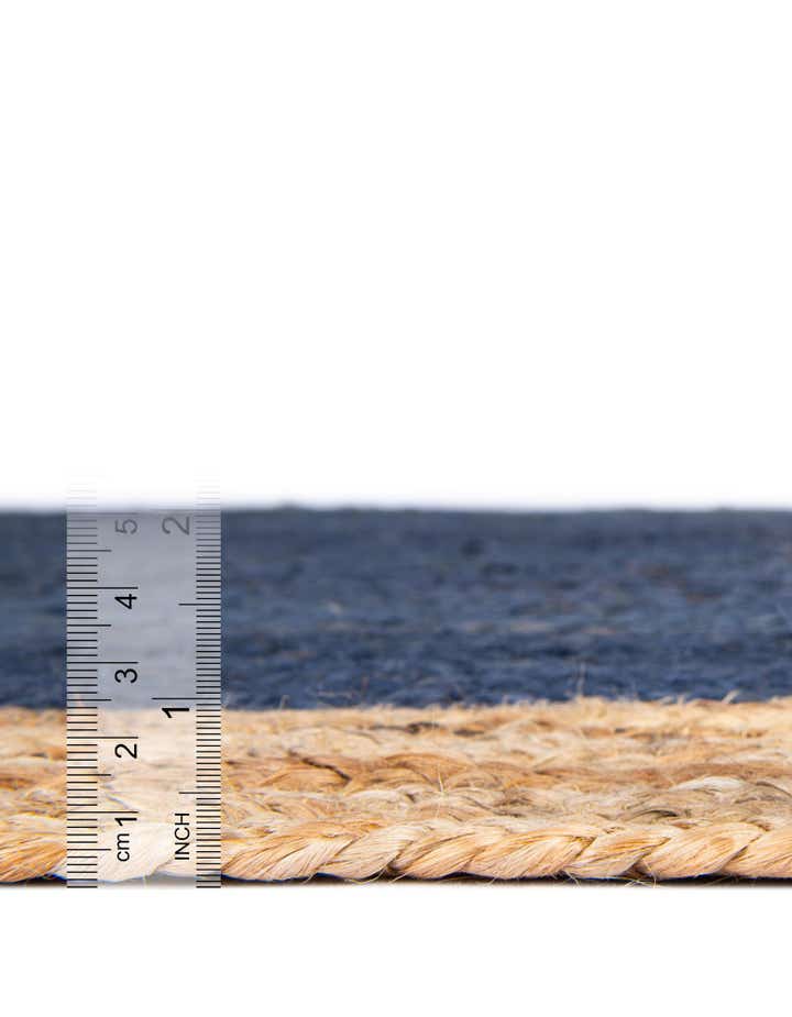 2' x 3' 1 Handmade Braided Jute Rug