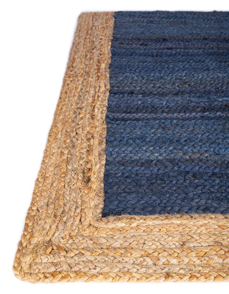 Detail image of 2' x 3' 1 Handmade Braided Jute Rug