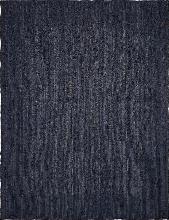 9' x 12' Handmade Braided Jute Rug