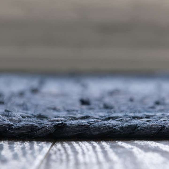 7' 1 x 10' Handmade Braided Jute Rug