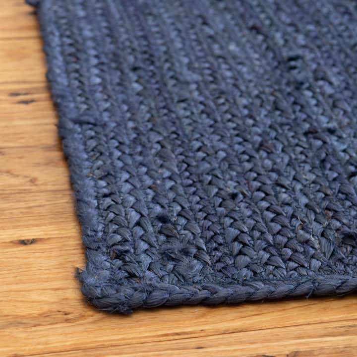 7' 1 x 10' Handmade Braided Jute Rug