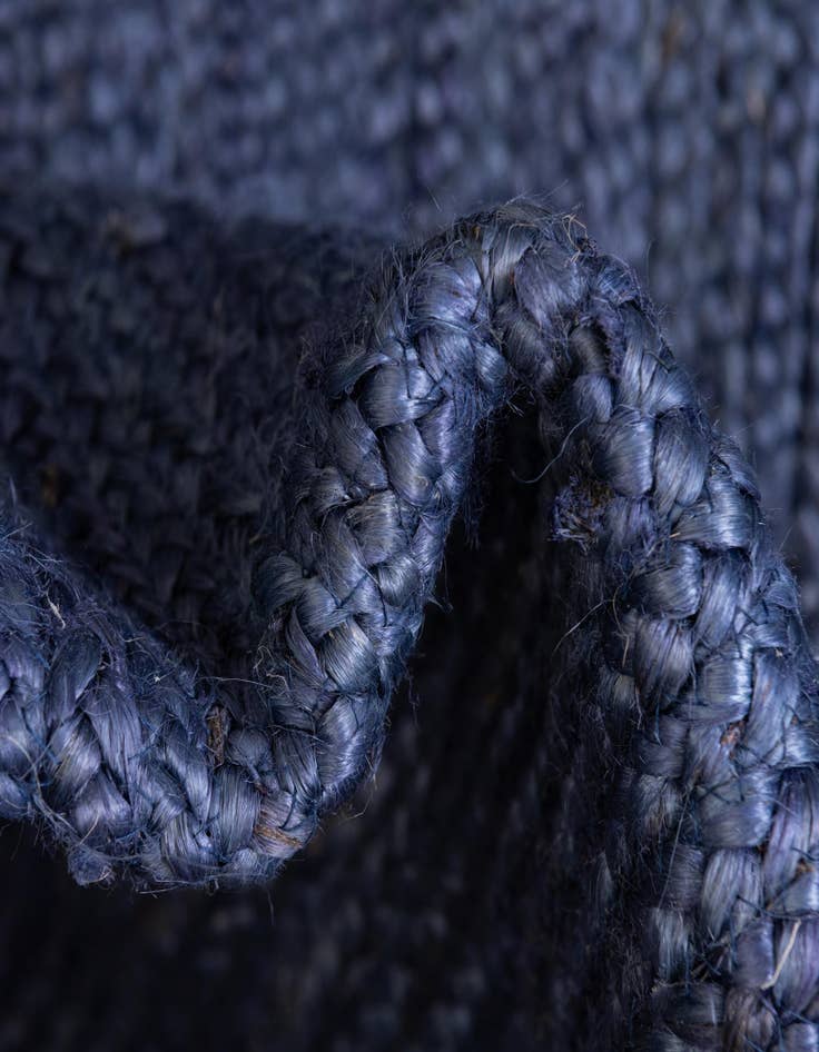 Detail image of 3' 3 x 5' 1  Hand Braided Jute Rug