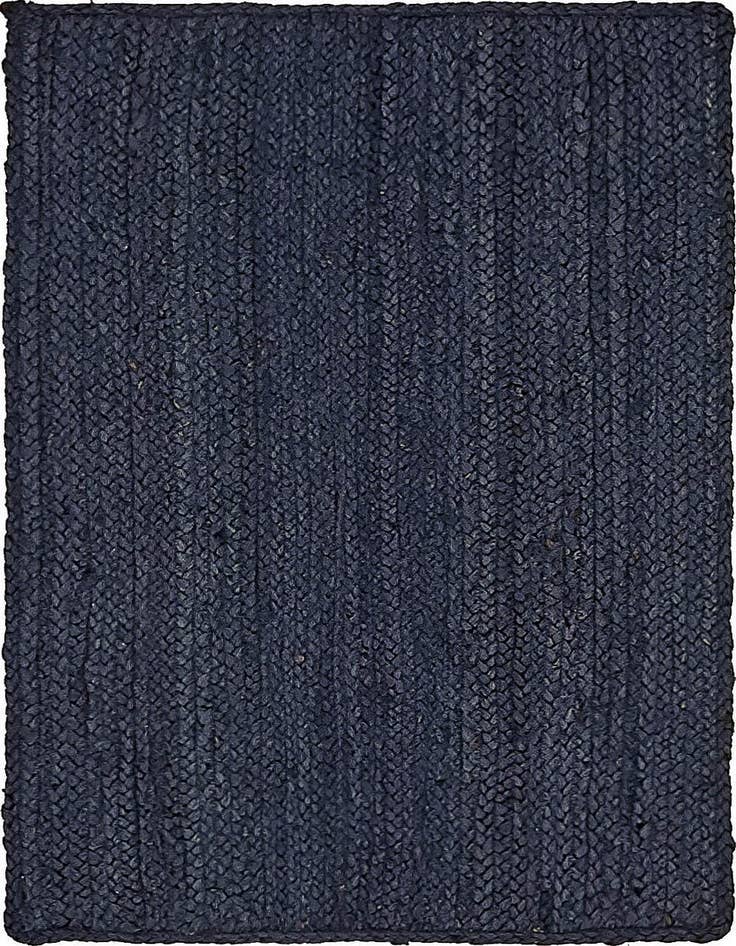 Detail image of 2' x 3' 1  Hand Braided Jute Rug