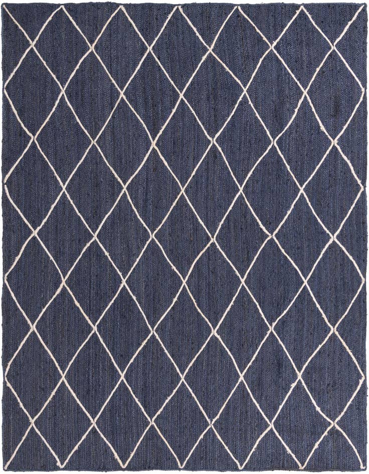 Detail image of 9' x 12' 2  Hand Braided Jute Rug