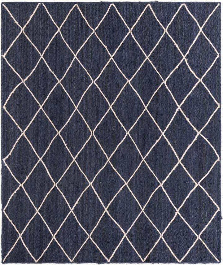 8' x 10' Handmade Braided Jute Rug