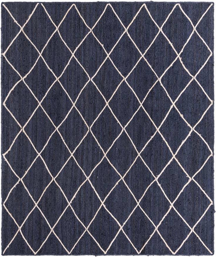 Detail image of 8' x 10' Handmade Braided Jute Rug