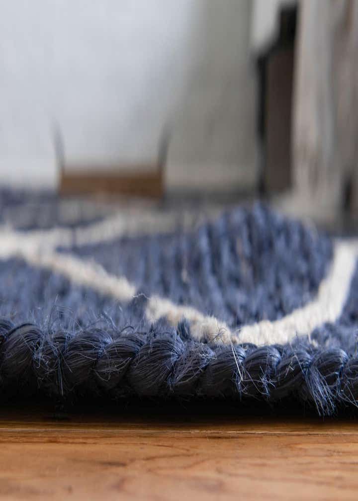 8' x 10' Handmade Braided Jute Rug