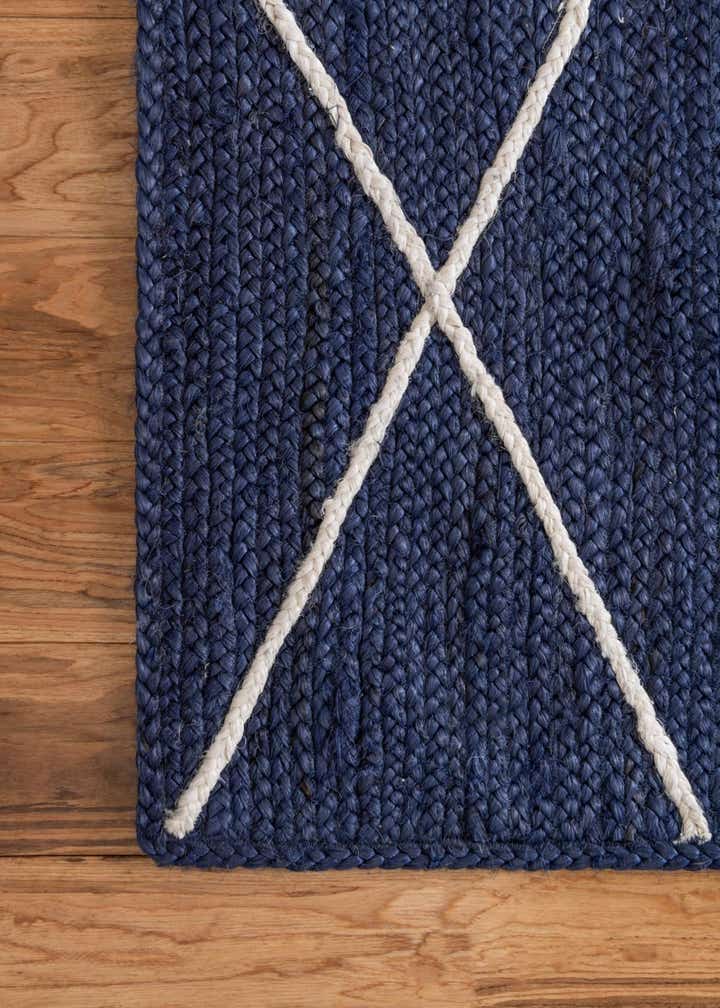 8' x 10' Handmade Braided Jute Rug
